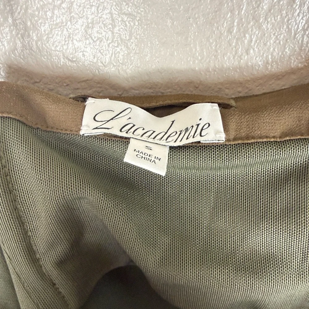 L'Academie Tia Gown in Brown Olive - Picture 8 of 10